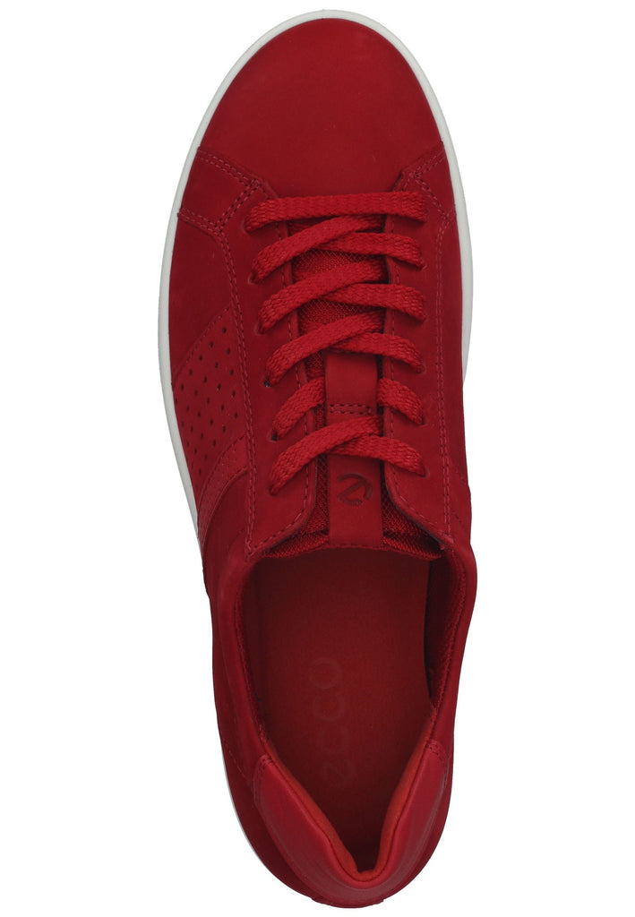 ecco Sneaker Nubukleder Rot