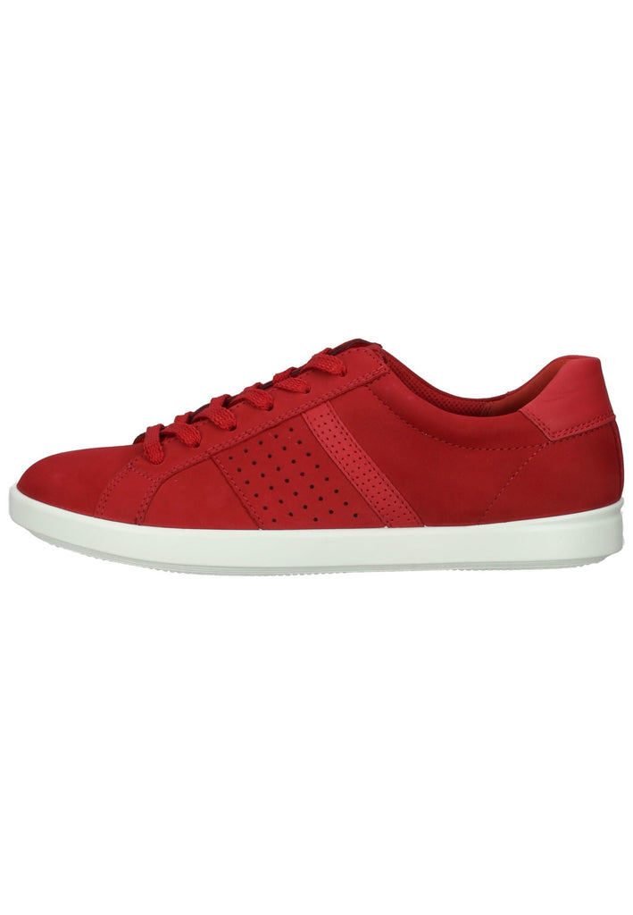 ecco Sneaker Nubukleder Rot