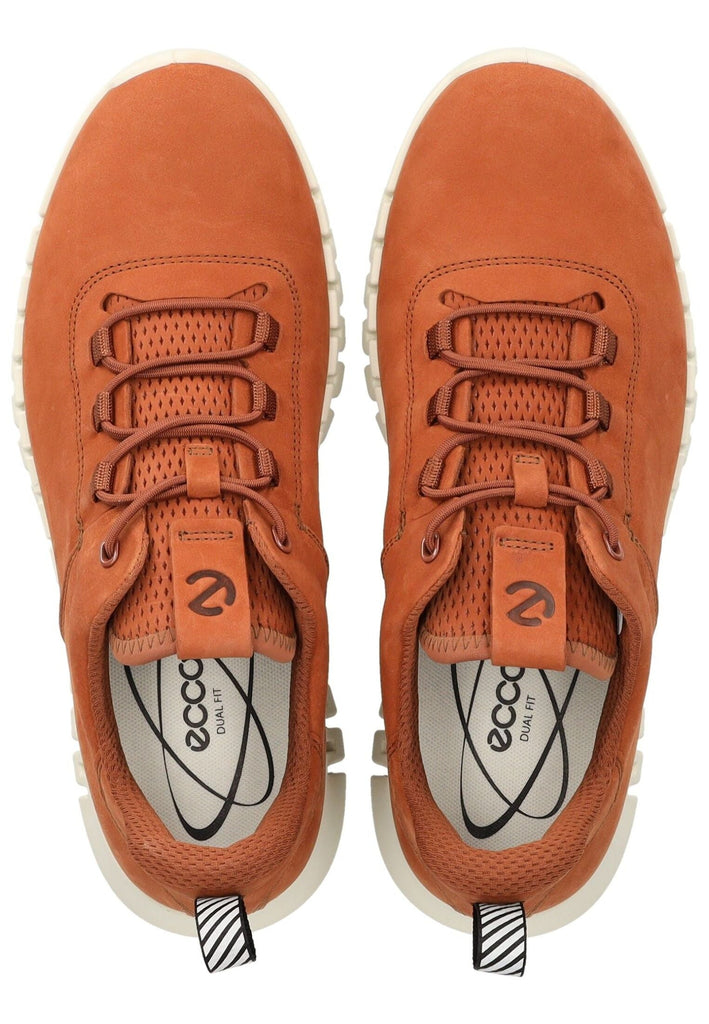 ecco Sneaker Nubukleder Rotbraun