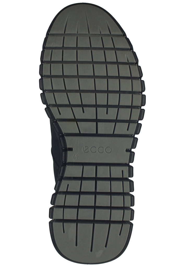 ecco Sneaker Nubukleder Schwarz