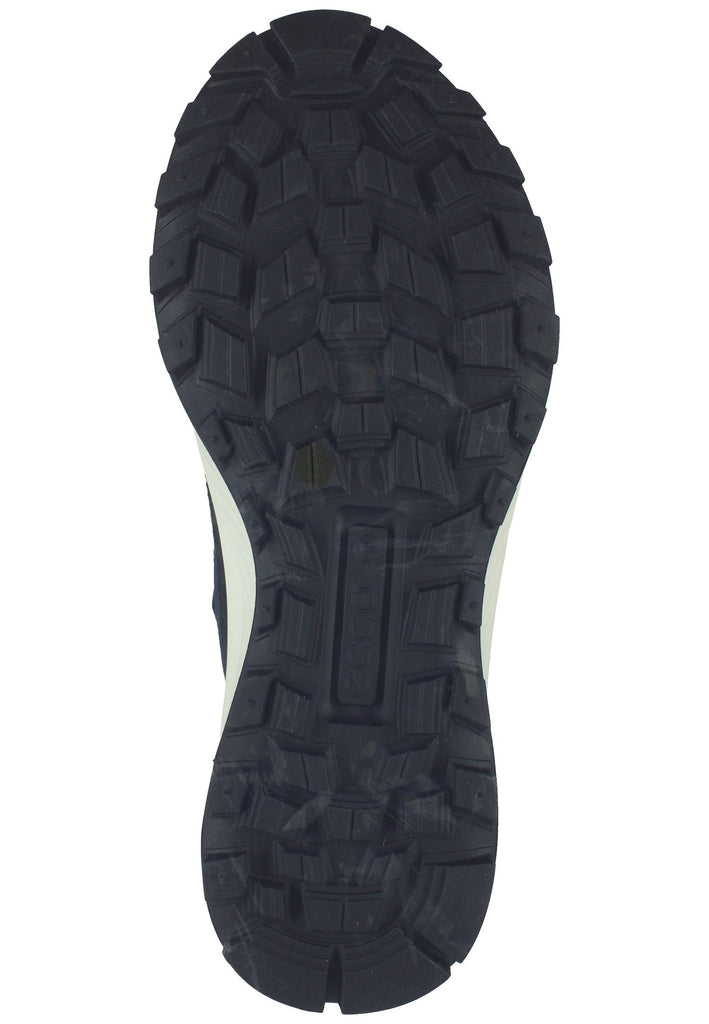 ecco Sneaker Nubukleder Schwarz/Blau