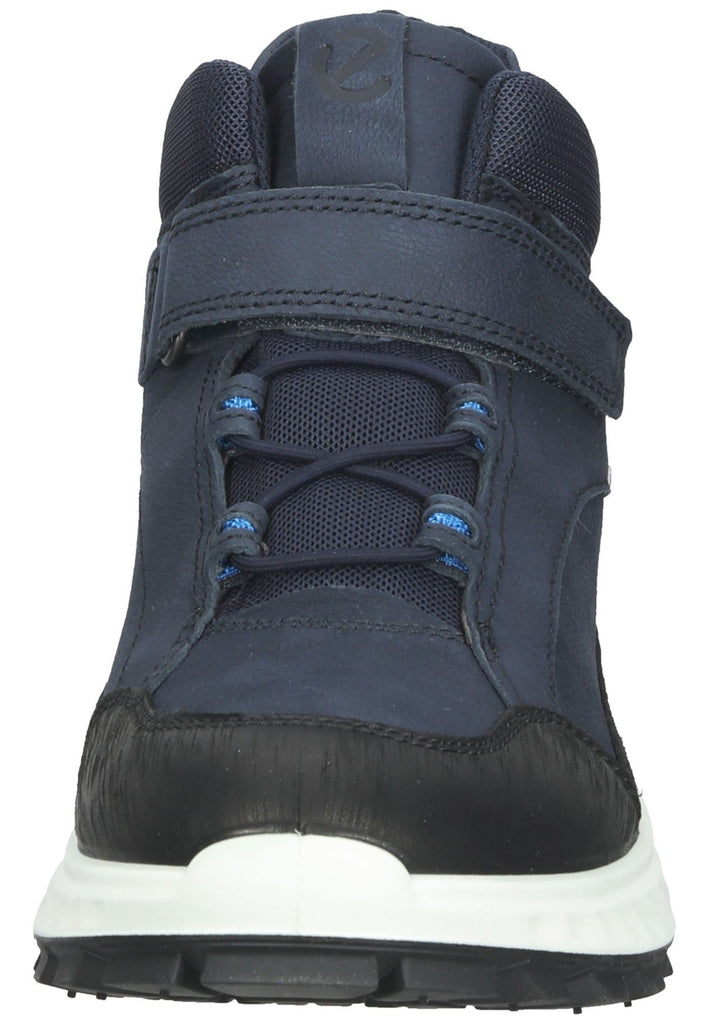 ecco Sneaker Nubukleder Schwarz/Blau