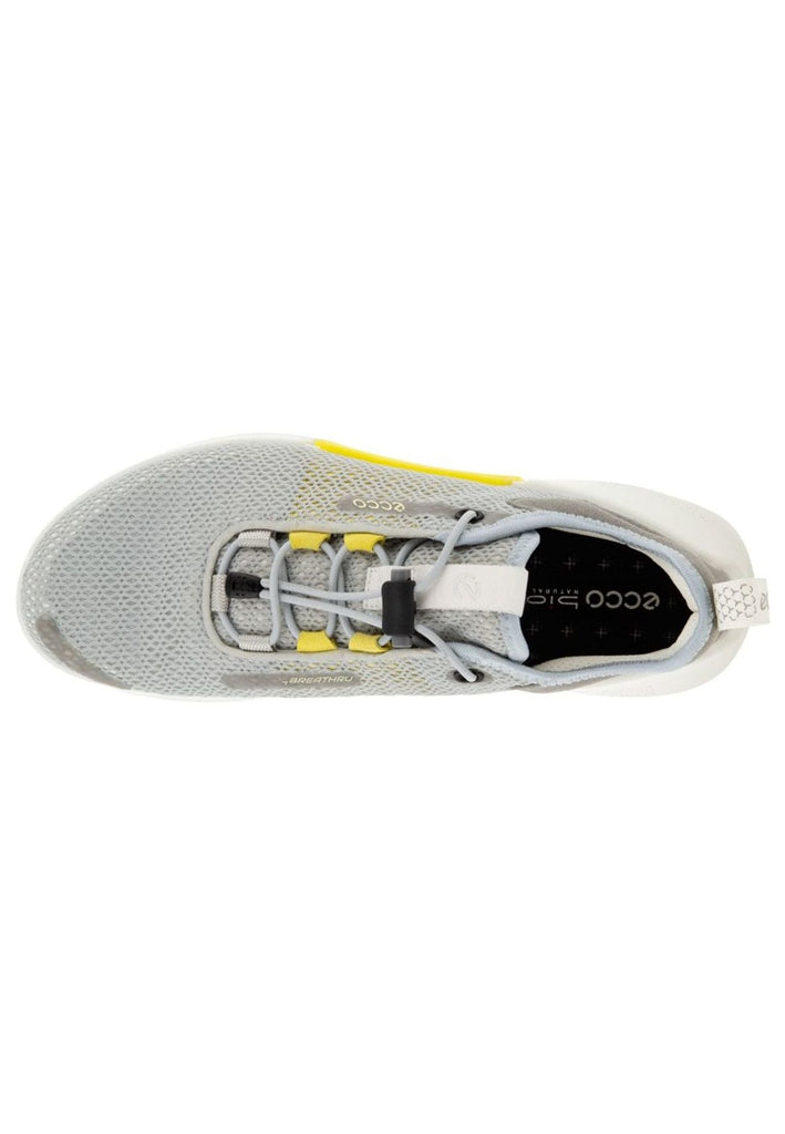 ecco Sneaker Textil Grau/Gelb