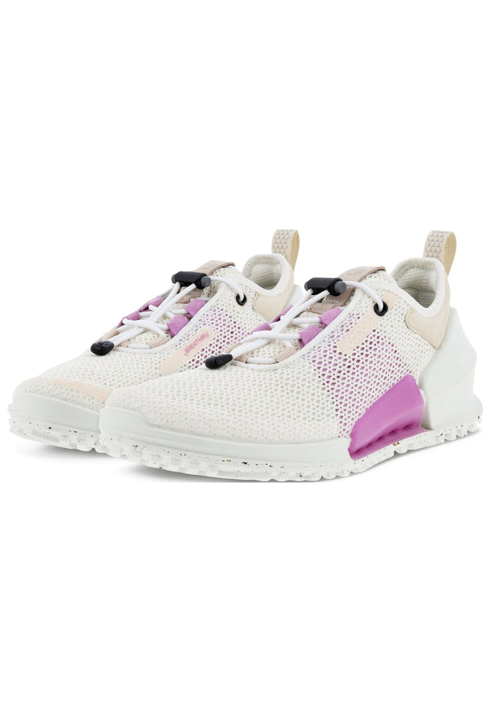 ecco Sneaker Textil Weiß/Pink