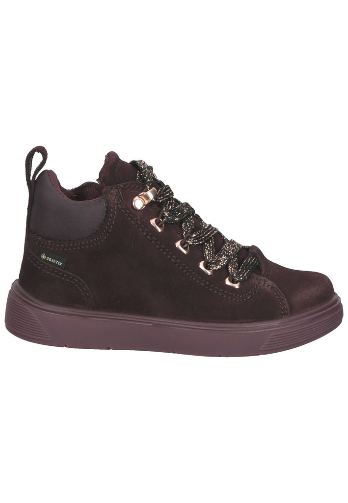 ecco Sneaker Veloursleder Dunkelrot