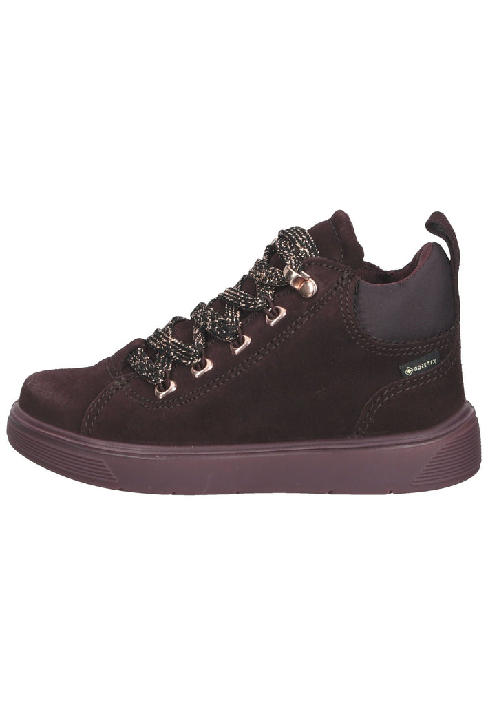 ecco Sneaker Veloursleder Dunkelrot