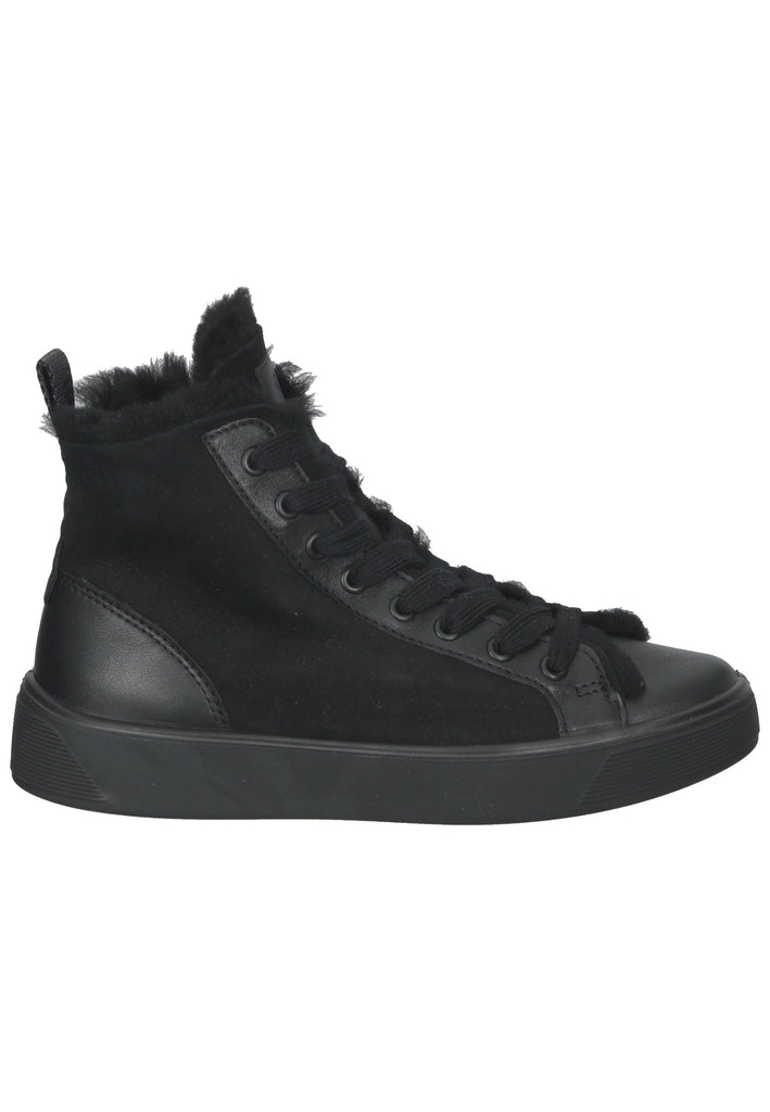 ecco Sneaker Veloursleder Schwarz Warmfutter