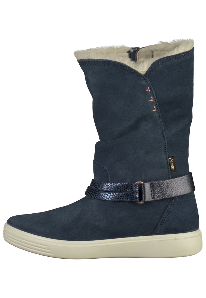 ecco Stiefel Leder Marine