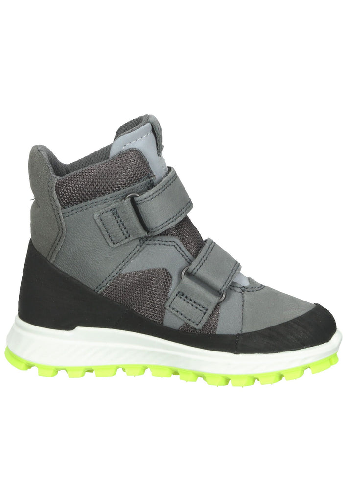ecco Stiefel Nubukleder/Textil Grau/Grün Warmfutter