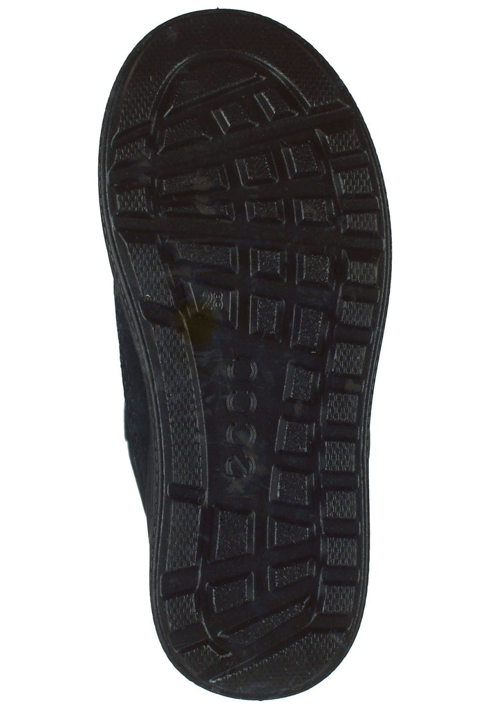 ecco Stiefel Nubukleder/Textil Schwarz/Grün Warmfutter