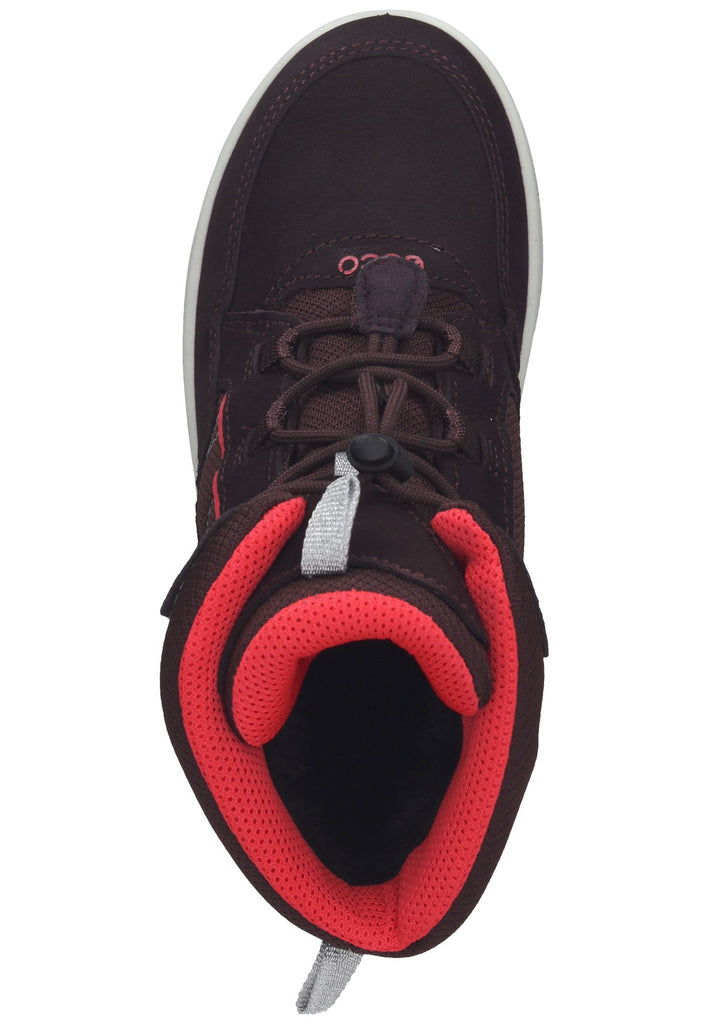 ecco Stiefel Nubukleder/Textil Weinrot Warmfutter