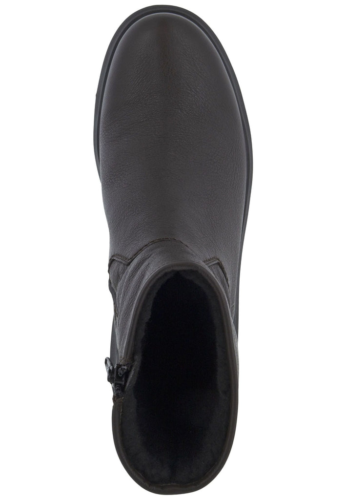 ecco Stiefelette Glattleder Braun
