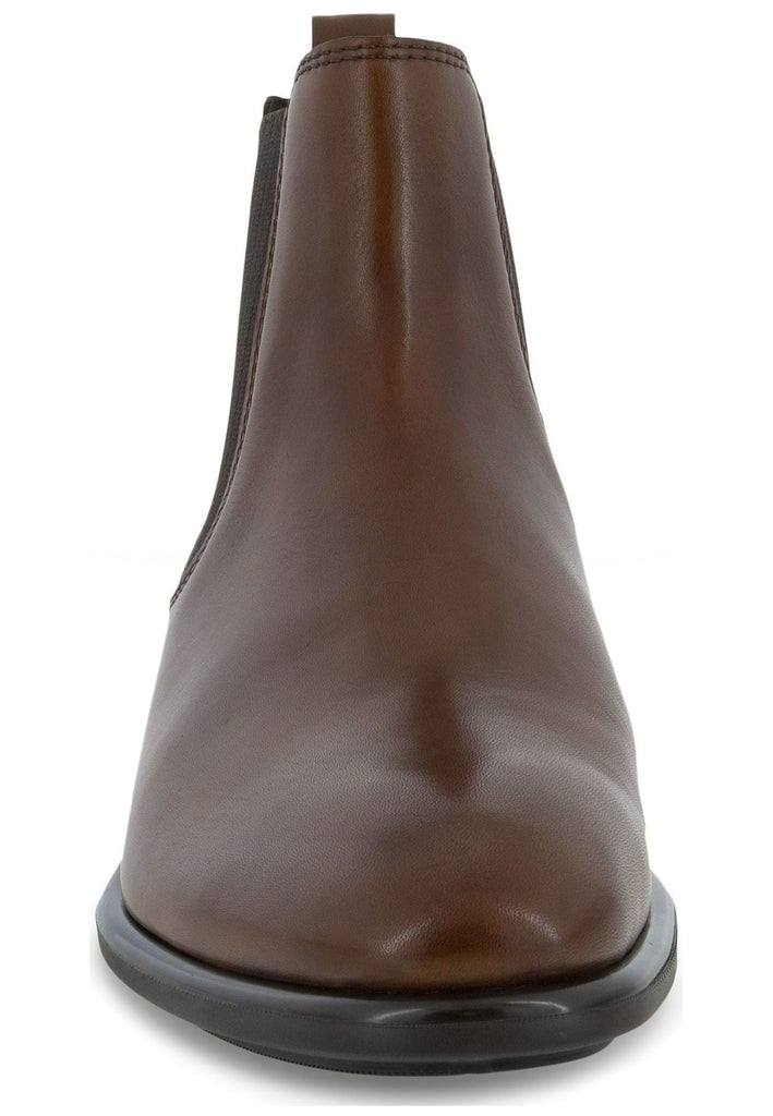 ecco Stiefelette Glattleder Cognac