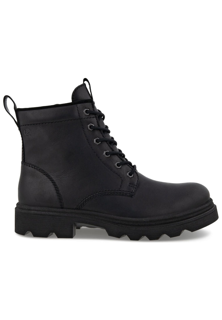 ecco Stiefelette Glattleder Schwarz
