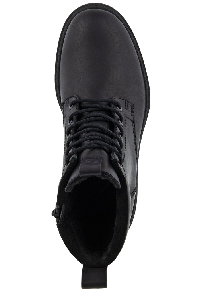 ecco Stiefelette Glattleder Schwarz