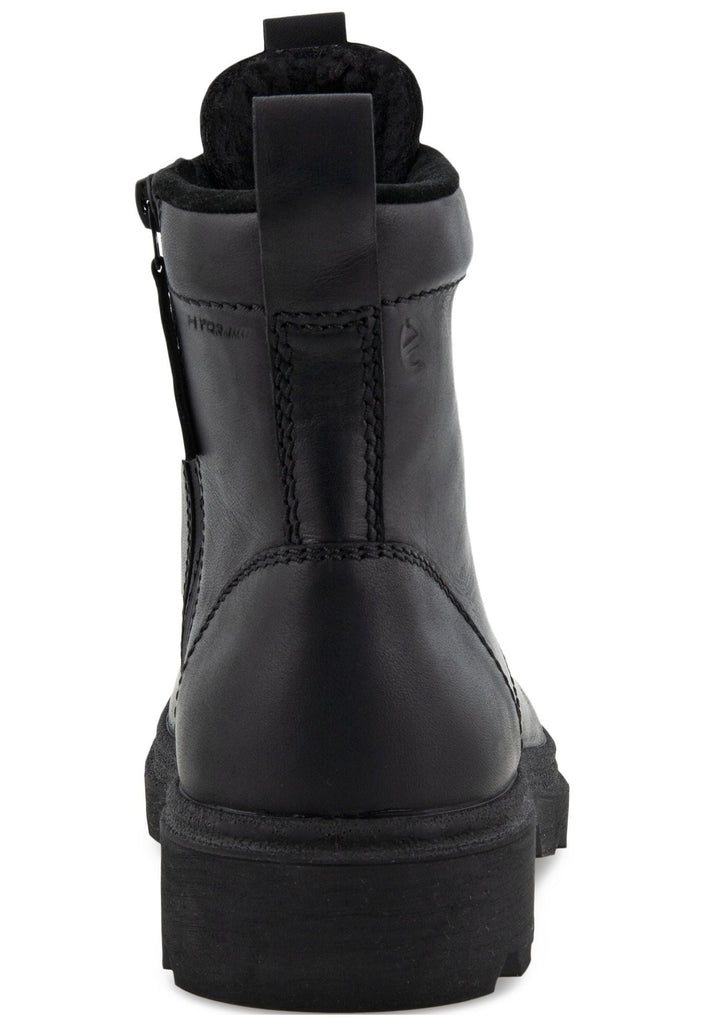 ecco Stiefelette Glattleder Schwarz