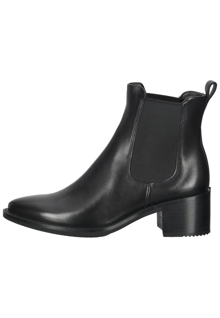 ecco Stiefelette Glattleder Schwarz