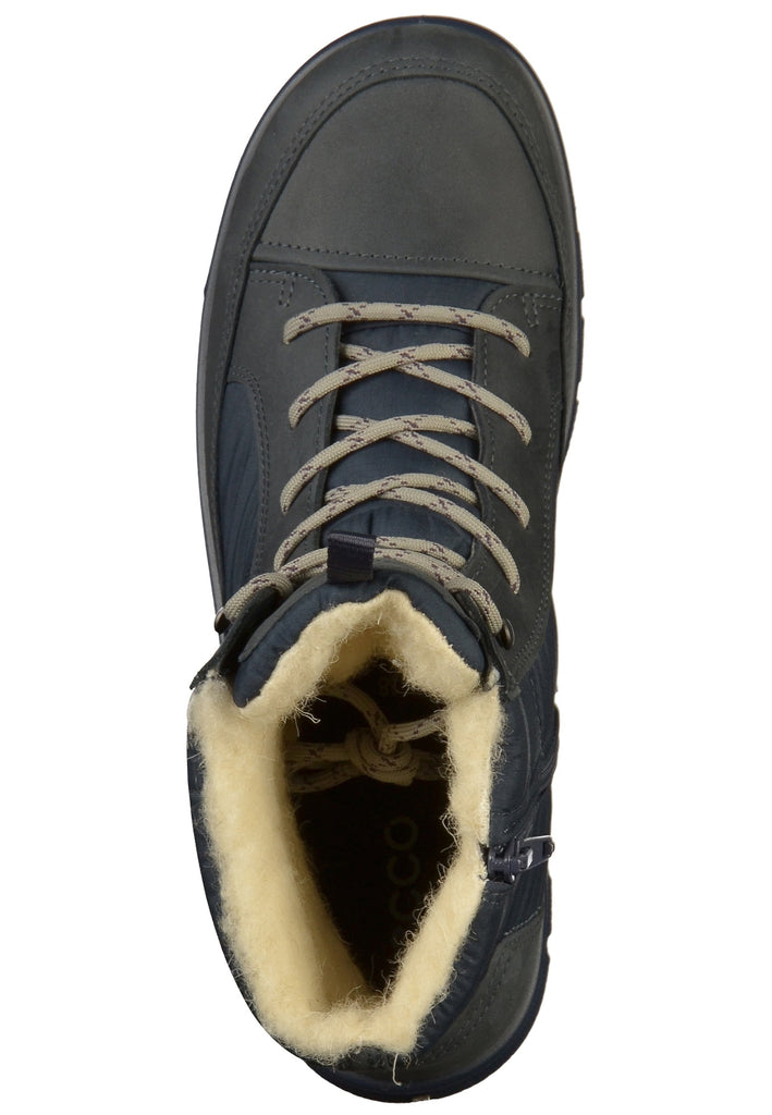 ecco Stiefelette Leder/Textil Blau