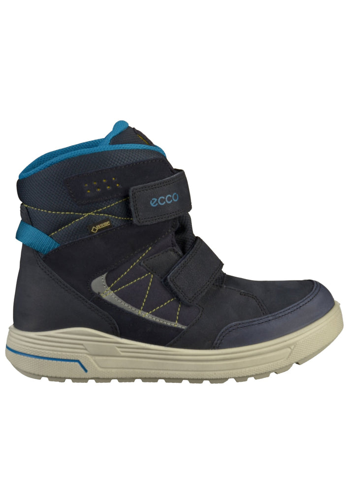 ecco Stiefelette Leder/Textil Blau