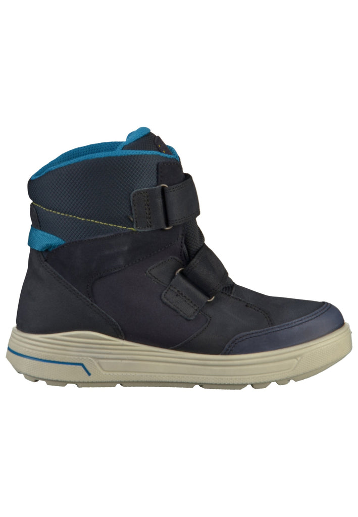 ecco Stiefelette Leder/Textil Blau