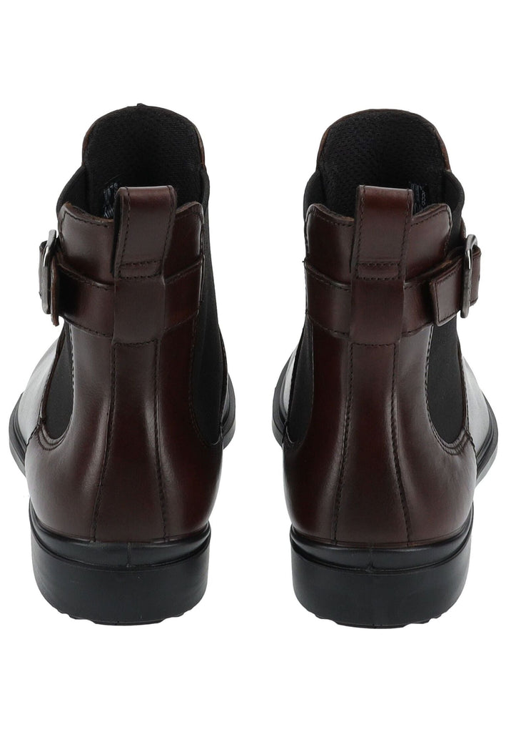 ecco Stiefelette Leder/Textil Braun