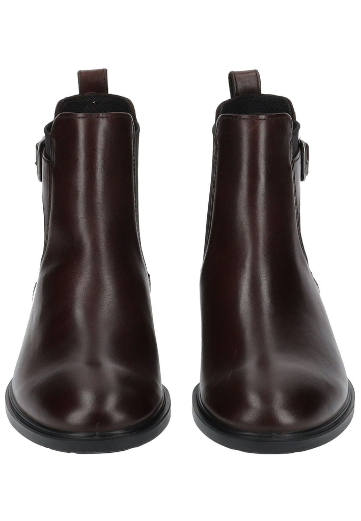 ecco Stiefelette Leder/Textil Braun