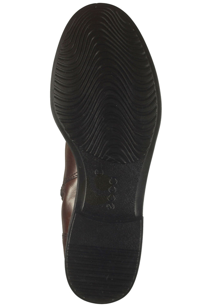 ecco Stiefelette Leder/Textil Braun