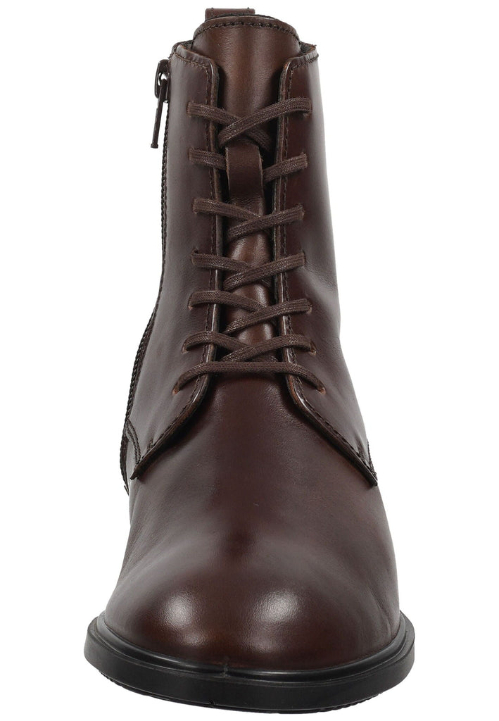 ecco Stiefelette Leder/Textil Braun