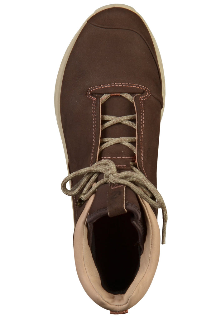 ecco Stiefelette Leder/Textil Braun