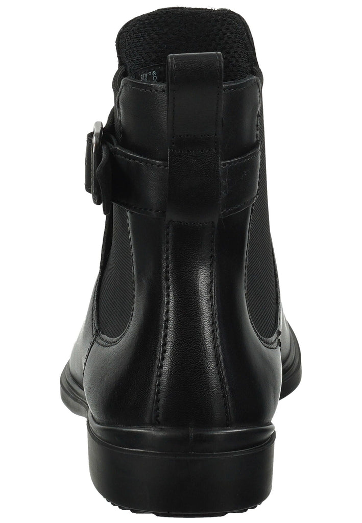 ecco Stiefelette Leder/Textil Schwarz