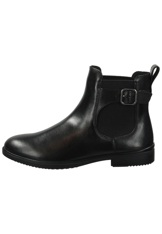 ecco Stiefelette Leder/Textil Schwarz
