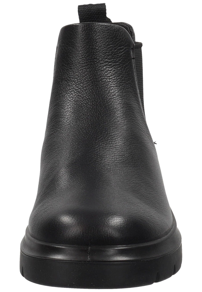 ecco Stiefelette Leder/Textil Schwarz