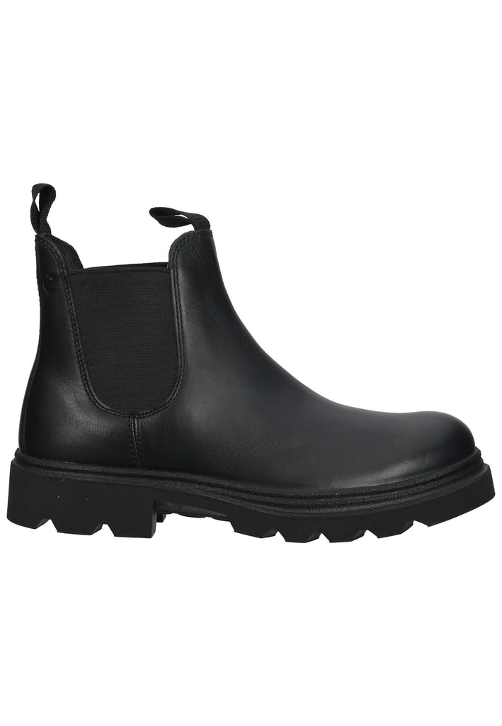 ecco Stiefelette Leder/Textil Schwarz