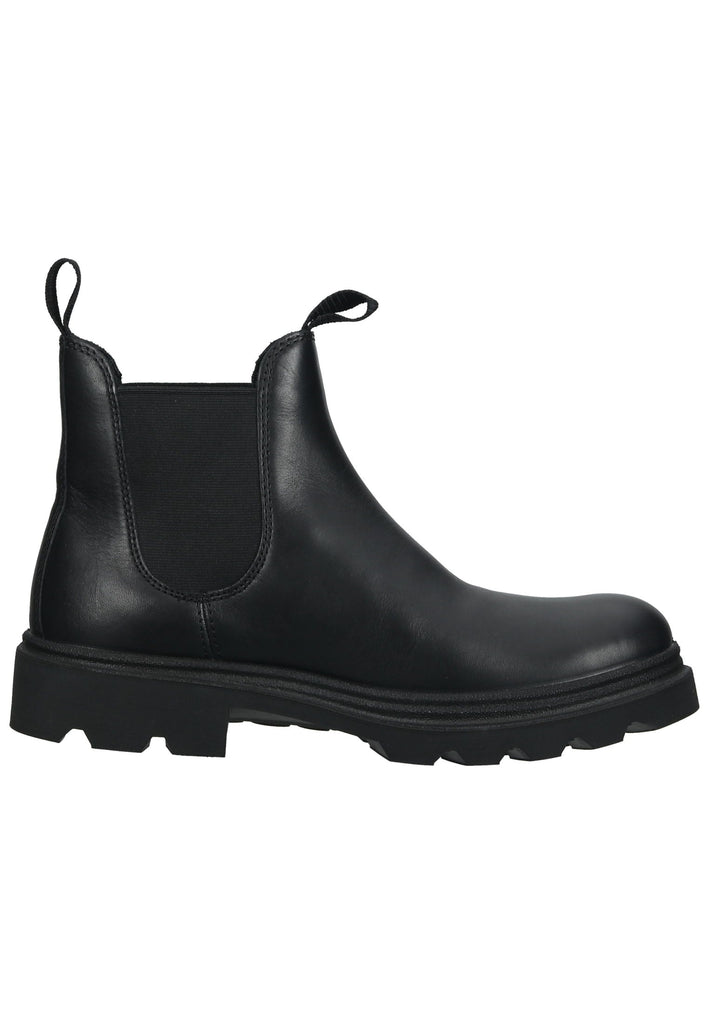 ecco Stiefelette Leder/Textil Schwarz