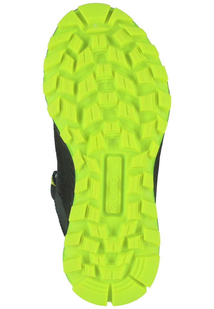 ecco Stiefelette Leder/Textil Schwarz/Grün