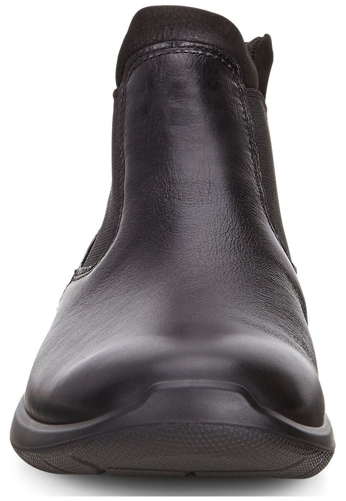 ecco Stiefelette Leder/Textil Schwarz/Schwarz