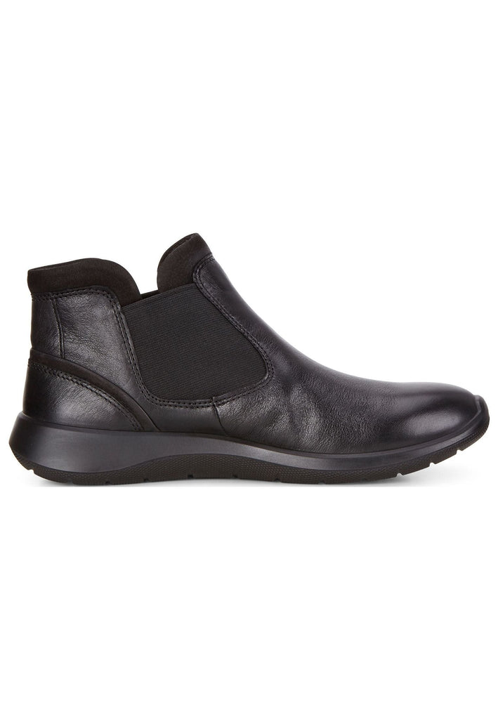 ecco Stiefelette Leder/Textil Schwarz/Schwarz