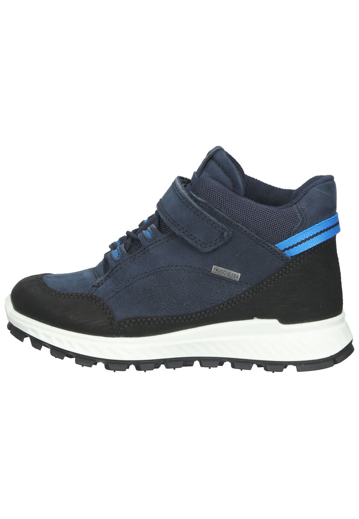 ecco Stiefelette Nubukleder Blau/Schwarz