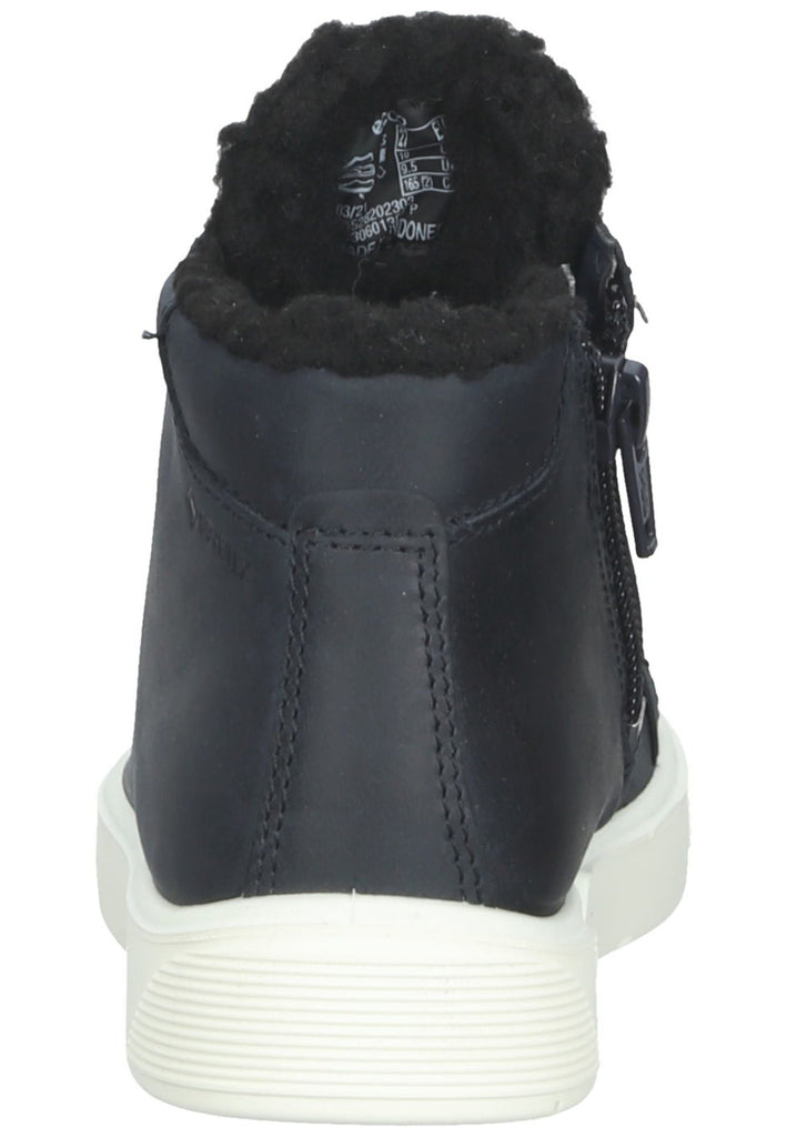 ecco Stiefelette Nubukleder Dunkelblau Warmfutter