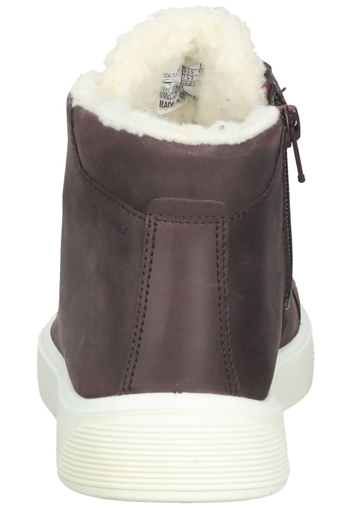ecco Stiefelette Nubukleder Dunkelbraun Warmfutter
