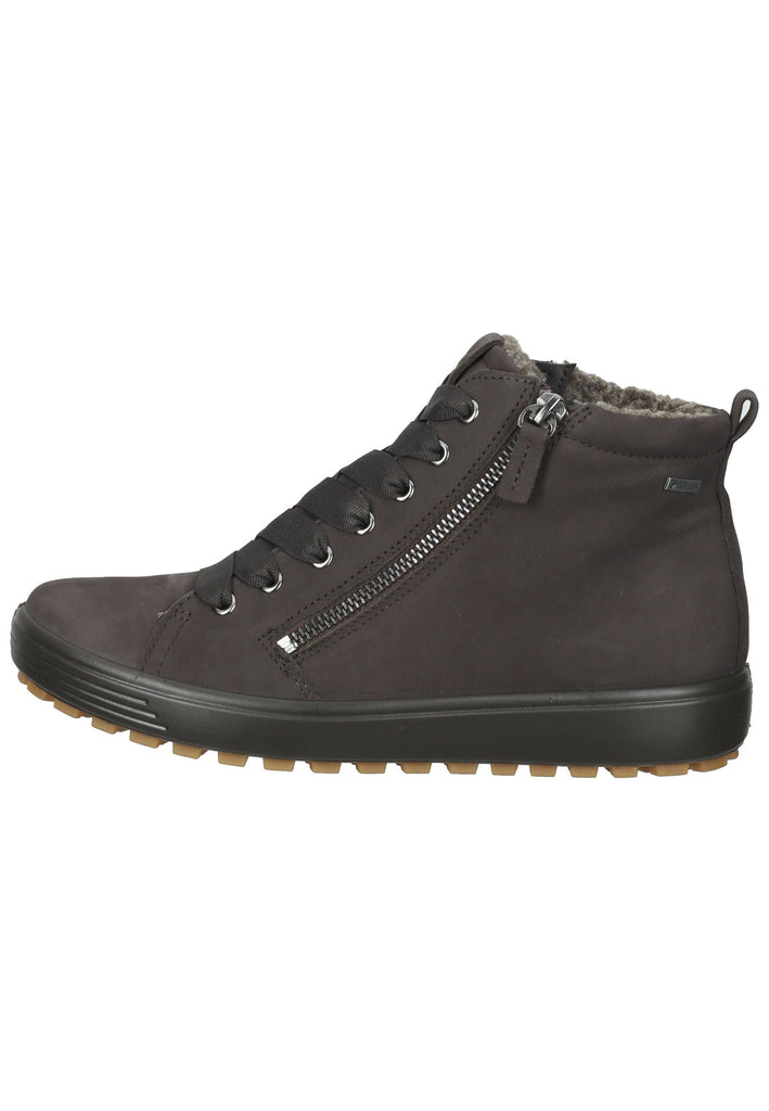 ecco Stiefelette Nubukleder Dunkelbraun Warmfutter