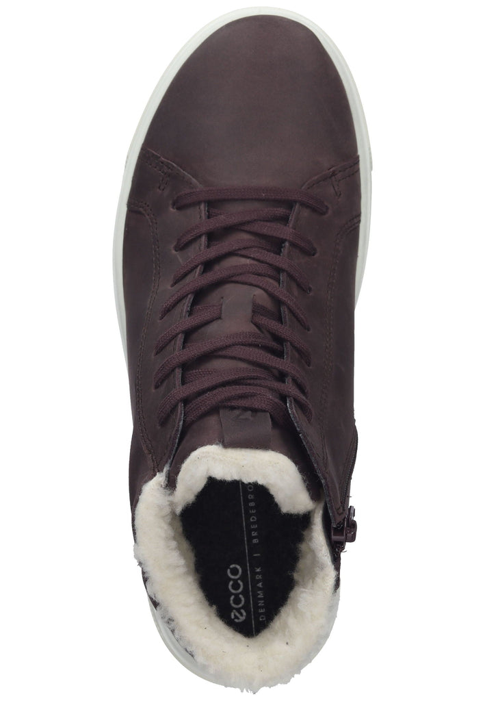 ecco Stiefelette Nubukleder Dunkelrot Warmfutter