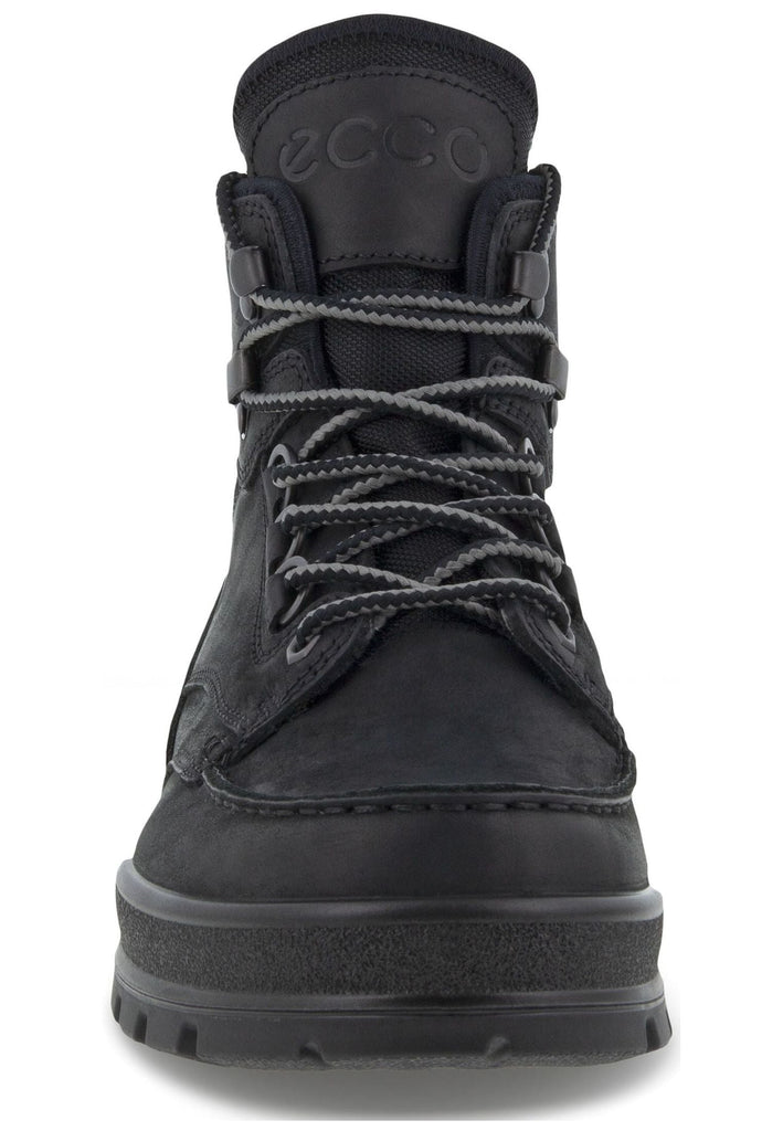 ecco Stiefelette Nubukleder Schwarz/Grau