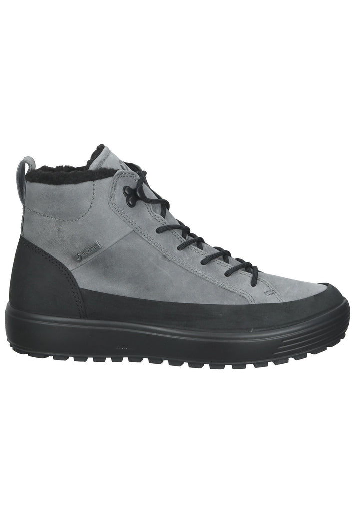 ecco Stiefelette Nubukleder Schwarz/Grau Warmfutter