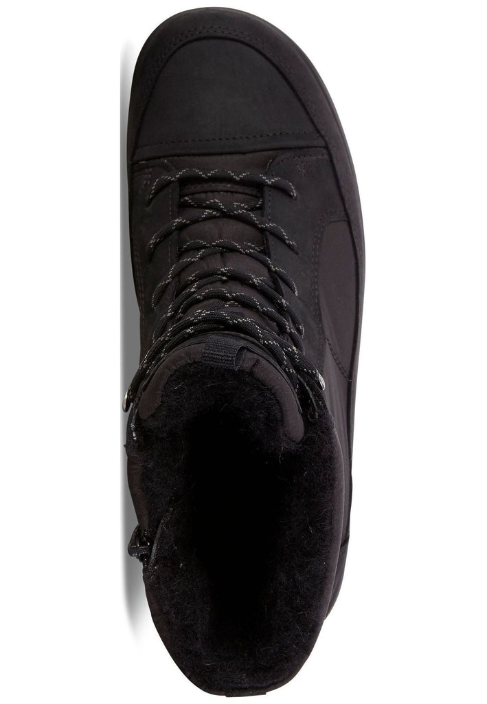 ecco Stiefelette Nubukleder Schwarz/Schwarz Warmfutter
