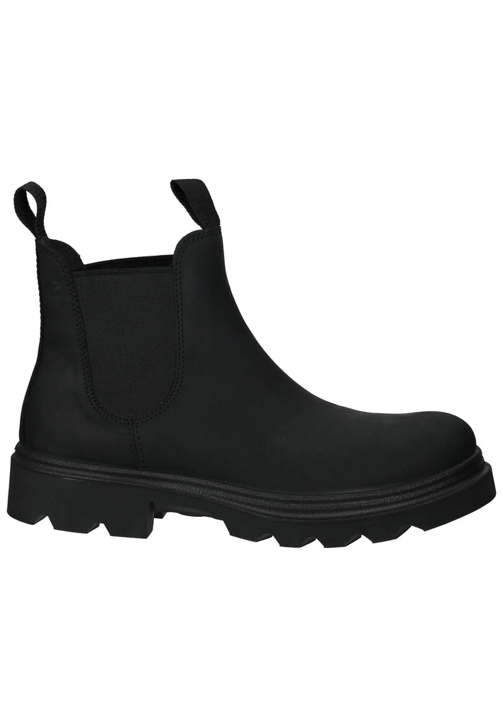 ecco Stiefelette Nubukleder/Textil Schwarz