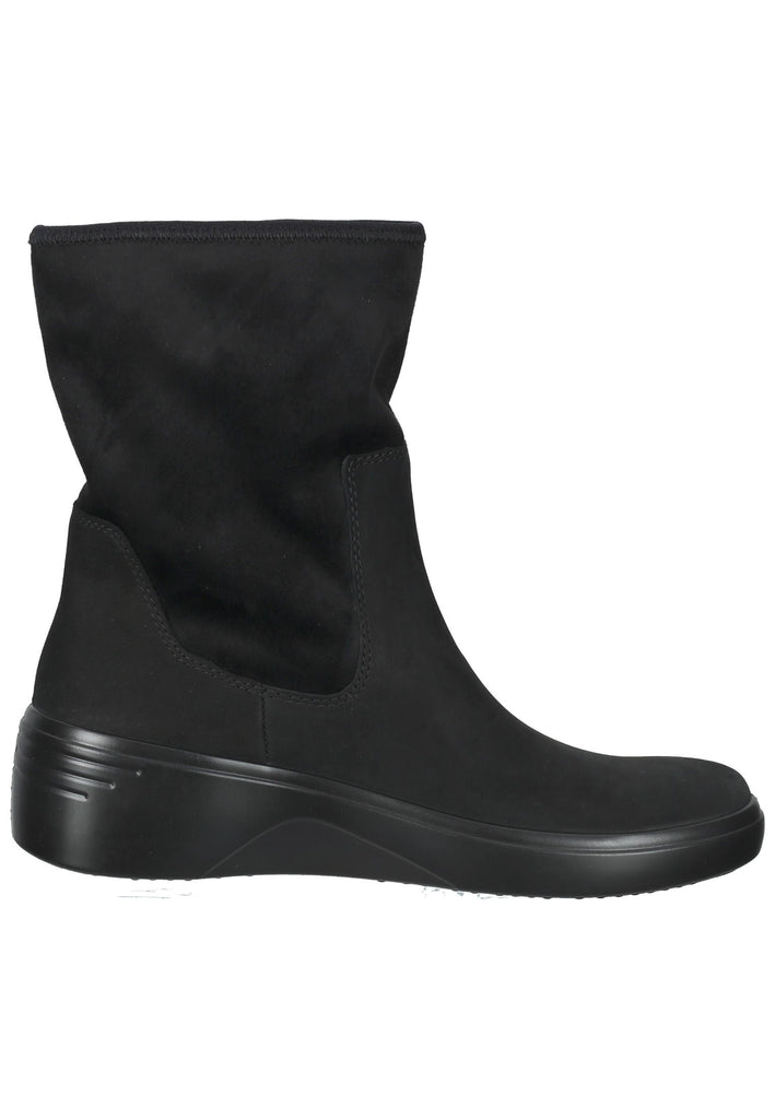 ecco Stiefelette Textil Schwarz