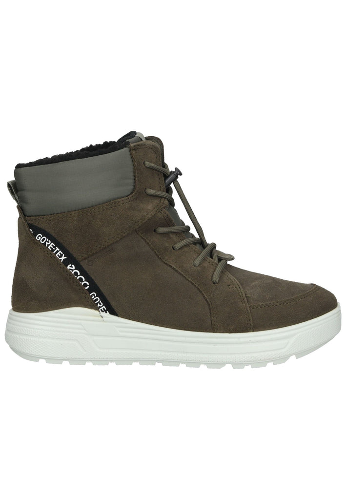 ecco Stiefelette Veloursleder Dunkelgrün Warmfutter