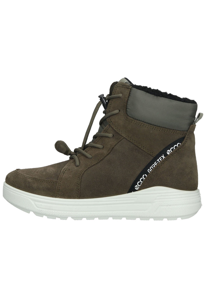 ecco Stiefelette Veloursleder Dunkelgrün Warmfutter