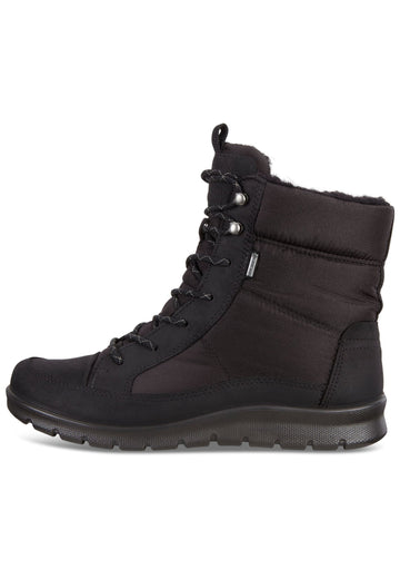 Stiefeletten ecco Stiefelette Nubukleder Schwarz/Schwarz Warmfutter